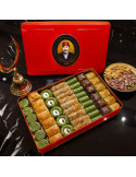 Pistachio Walnut Baklava Assortment XL Box 2200 Gr